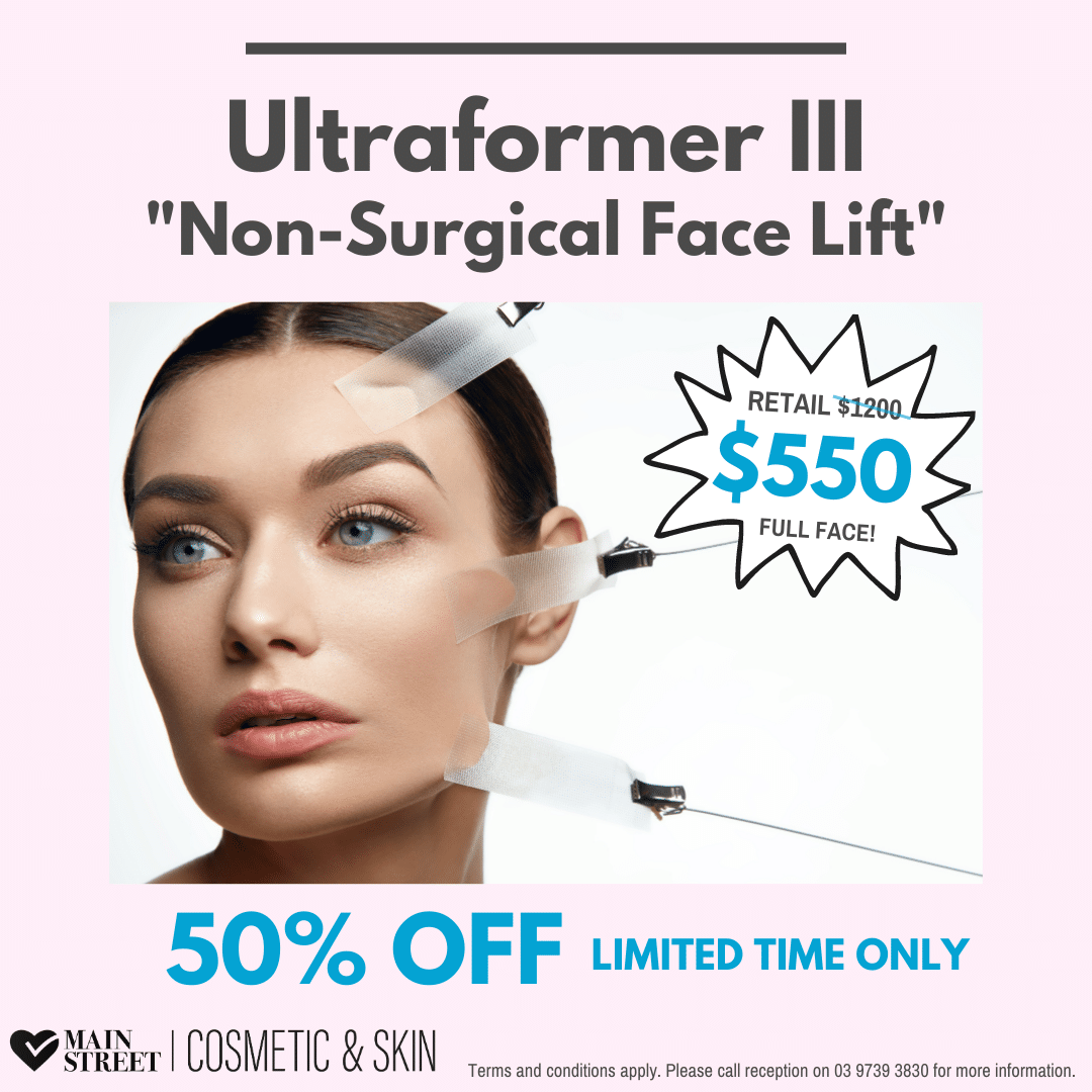 Ultraformer III Non Surgical Face Lift Main street cosmetic and skin
